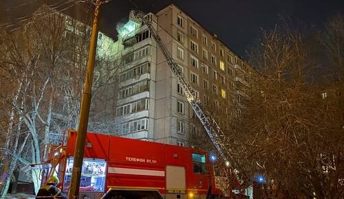 Женщина погибла при пожаре на Новоясеневском проспекте