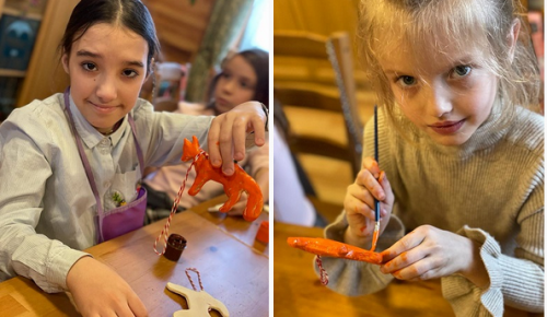 Для учеников Воскресной школы Черемушек провели мастер-класс по созданию игрушек