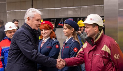 Собянин провёл технический пуск двух новых станций БКЛ на юге Москвы