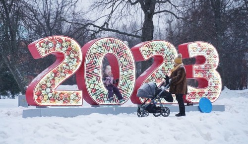 Новогоднее убранство Воронцовского парка