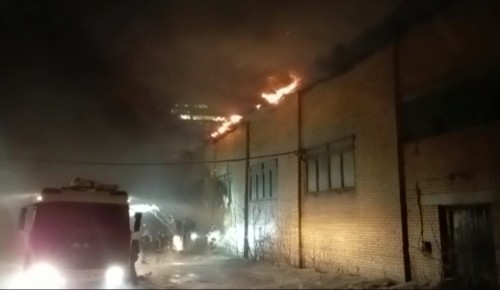 Пожар в Зюзино