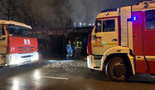 В жилом доме в Черемушках на улице Новочеремушкинская произошел пожар