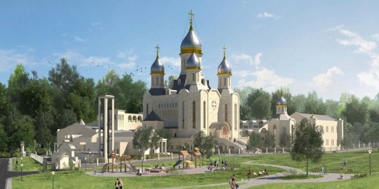 Первый этап строительства храма в честь святого князя Дмитрия Донского завершат в следующем году