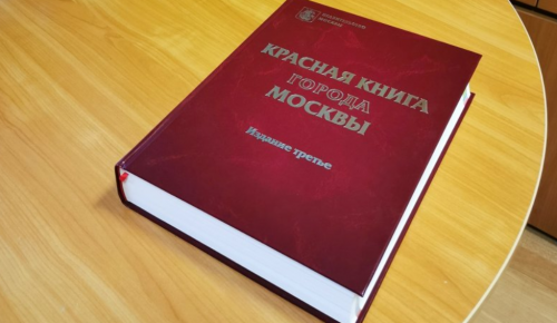 Дарвиновский музей получил в дар Красную книгу города Москвы
