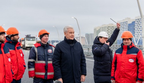 Собянин открыл участок Московского скоростного диаметра за пределами МКАД