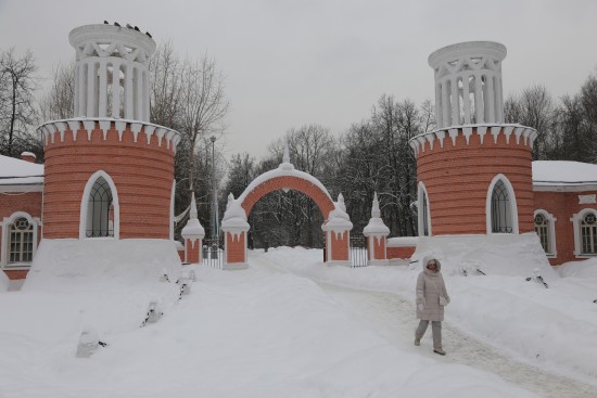В Воронцовском парке появилась еще одна горка для катания