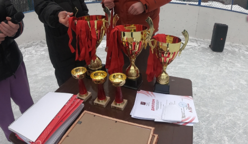 Участники из Котловки стали призерами семейных стартов на коньках 