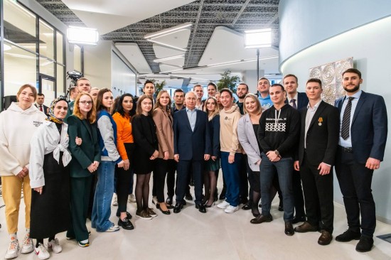 Путин похвалил работу мэра Москвы по созданию инновационного центра МГУ