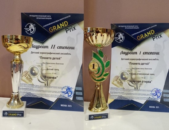 Хореографический ансамбль из ЦДС «Обручевский» стал лауреатом фестиваля «Grand Prix»
