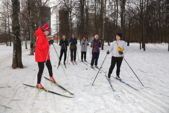 Лыжные премудрости. Мы побывали на бесплатной тренировке в Воронцовском парке