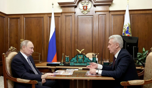Путин выразил надежду, что Собянин и его команда продолжат активное развитие Москвы