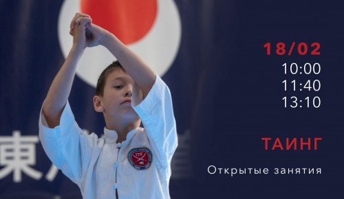 Центр «Меридиан» проведет 18 февраля открытые занятия по таингу для детей