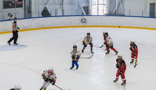 Воспитанники Свято-Софийского соцдома впервые посетили хоккейный матч