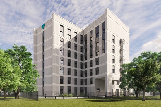 Новая поликлиника в Академическом районе готова на 80 процентов