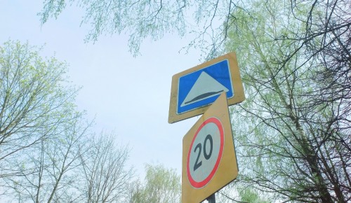 В Ясеневе мужчина украл секции искусственных дорожных неровностей