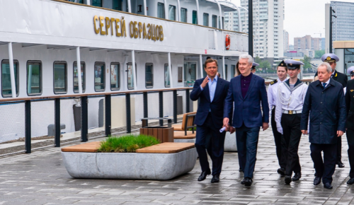 Собянин открыл обновленный Южный речной вокзал