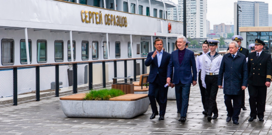 Собянин открыл обновленный Южный речной вокзал