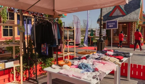 Пункты обмена вещами работают на окружных площадках фестиваля «Московская весна»