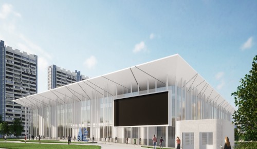 Ледовый дворец Тутберидзе в Ясеневе завершен почти на 90%