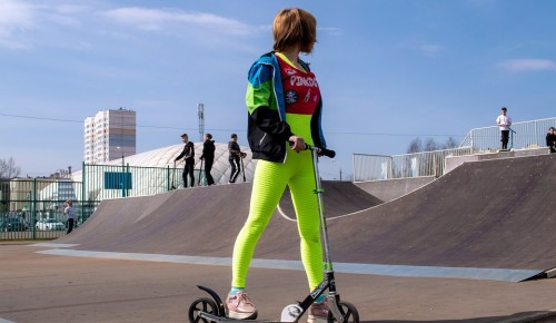 В пойме реки Битца пройдут детские соревнования на самокатах и велозаезды