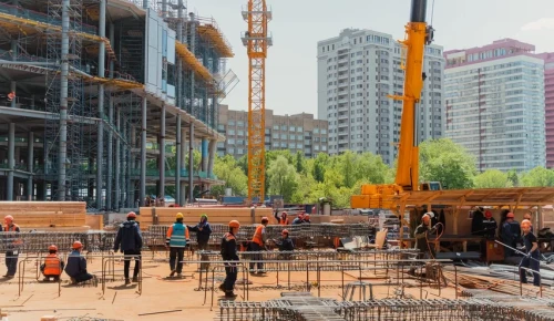 Строительство офисного комплекса в Гагаринском районе