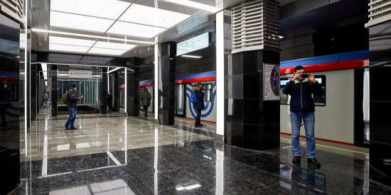 Возле станции «Каховская» БКЛ метро завершены основные работы по благоустройству