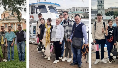 Студенты отделения «Ломоносовское» комплекса «Юго-Запад» посетили речную экскурсию по Москве