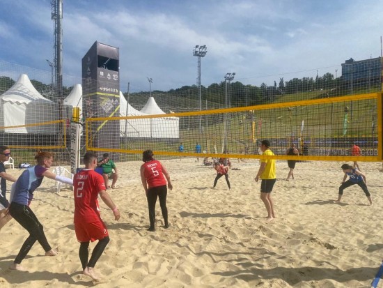 Спортсмены из СД «Обручевский» победили на соревнованиях по пляжному волейболу