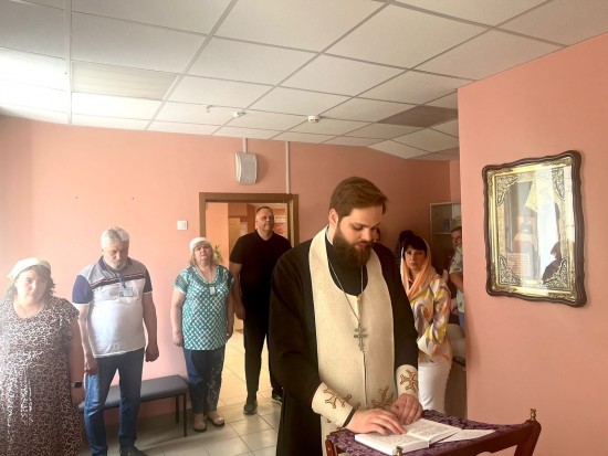 В ЦРИ «Бутово» отслужили молебен о здравии