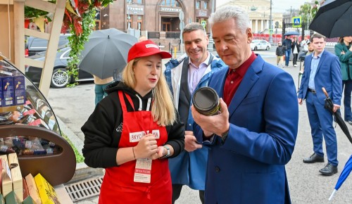 Собянин отметил популярность гастрофестиваля «Вкусы России» у горожан