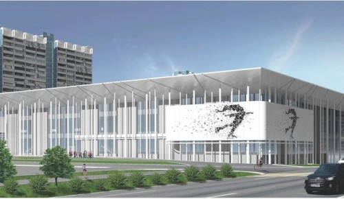 Строительство ледового дворца в Ясеневе близится к завершению