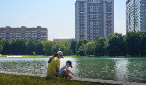Завершено восстановление Воробьевского пруда около Дворца пионеров