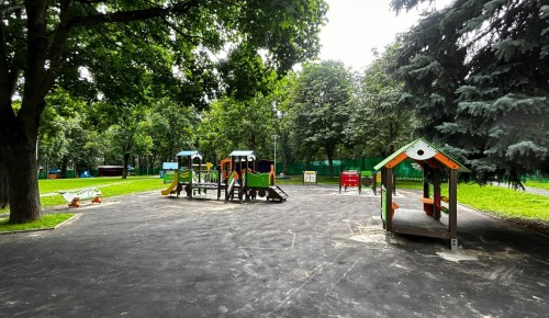 Работы по благоустройству детского сада на Перекопской улице близятся к завершению