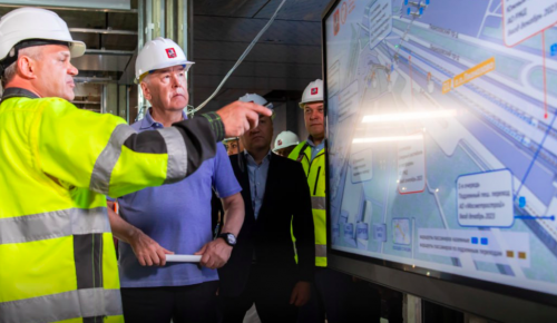 Собянин: Завершается отделка на станции «Лианозово» нового участка салатовой ветки метро