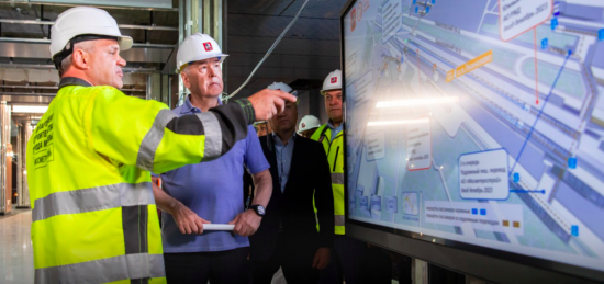 Собянин: Завершается отделка на станции «Лианозово» нового участка салатовой ветки метро