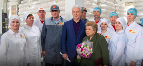 Собянин: Объем обрабатывающей промышленности Москве вырос почти на 10%