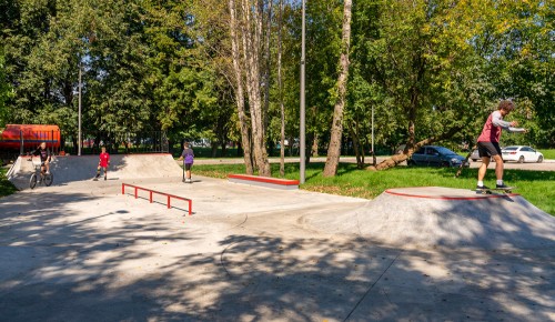 Скейт-парк создали в парке имени 40-летия ВЛКСМ
