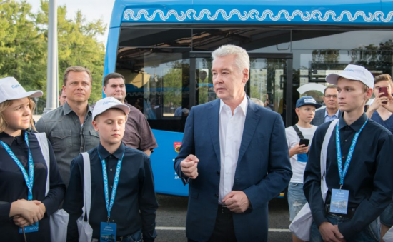 Собянин: Более 1200 электробусов работают на московских маршрутах