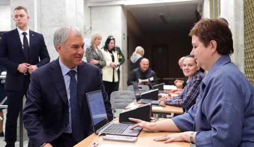 Спикер Госдумы Володин проголосовал на выборах мэра Москвы