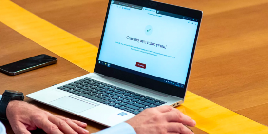 Герой России Черняев принял участие в дистанционном электронном голосовании на выборах мэра