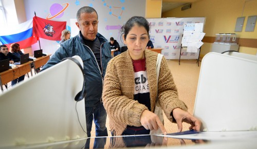 В Мосгоризбиркоме отметили высокую явку избирателей на выборах мэра