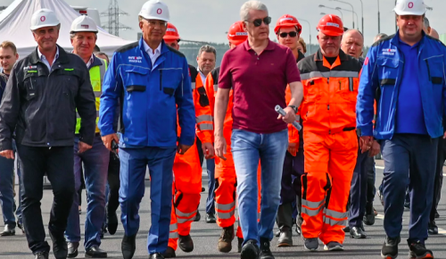 Собянин: в ТиНАо завершено строительство трассы от Варшавского до Минского шоссе