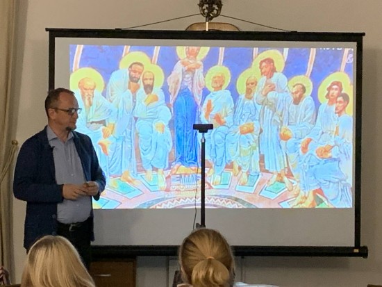 В храме всех преподобных отцев Киево-Печерских прошла встреча, посвященная художнику Михаилу Врубелю