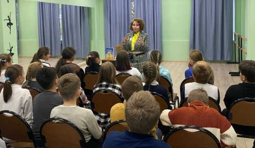 В библиотеке №175 прошла встреча с детским писателем Ольгой Шадриной