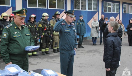 Юнармейцы принесли торжественную клятву в 38 ПСЧ