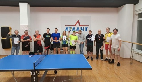 Спортсмены из Северного Бутова стали призерами межрайонного турнира по настольному теннису 