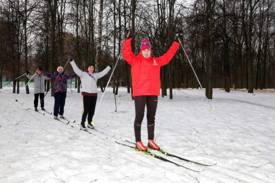 Три маршрута для катания на лыжах подготовили в Воронцовском парке