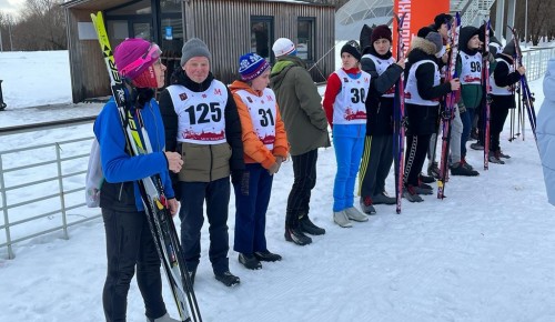 Команда СД «Обручевский» поучаствовала в городских лыжных гонках