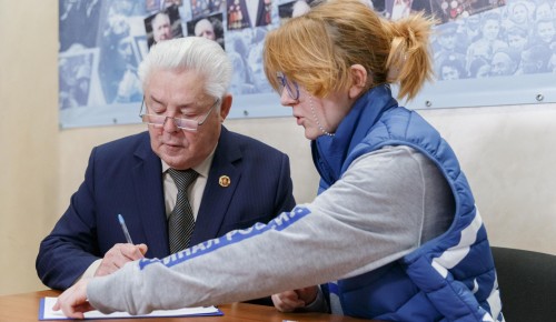 В Московском городском совете ветеранов поддержали решение президента участвовать в выборах