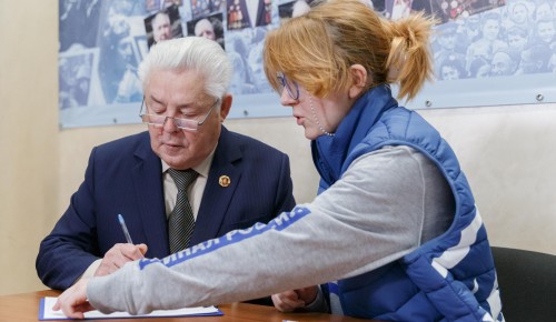 В Московском городском совете ветеранов поддержали решение Президента участвовать в выборах